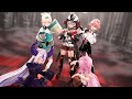 【MMDホロライブ】秘密結社holoX（ホロライブ六期生）／一騎当千【バーチャルYouTuber】【4K60fps】Ray-mmd