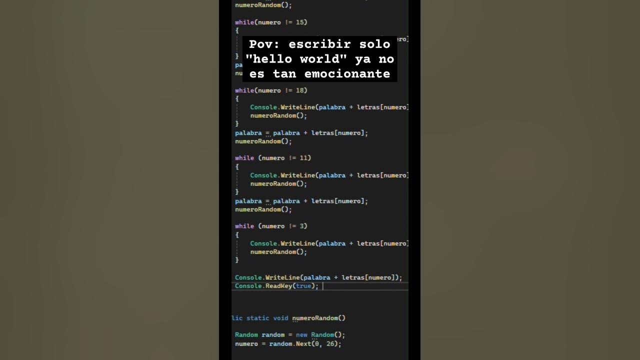 Hello world #csharp #visualstudio #helloworld #programming # ... image.