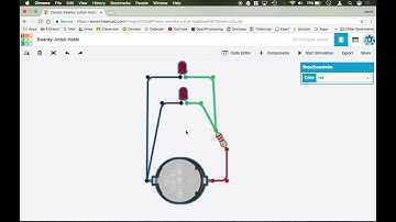 Getting started with electronic simulations and simple circuits in Tinkercad