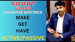 MAKE GET HAVE ACTIVE AND PASSIVE || #english