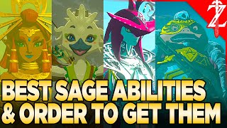 All Sage Abilities & Best Order to Get Them in Tears of the Kingdom