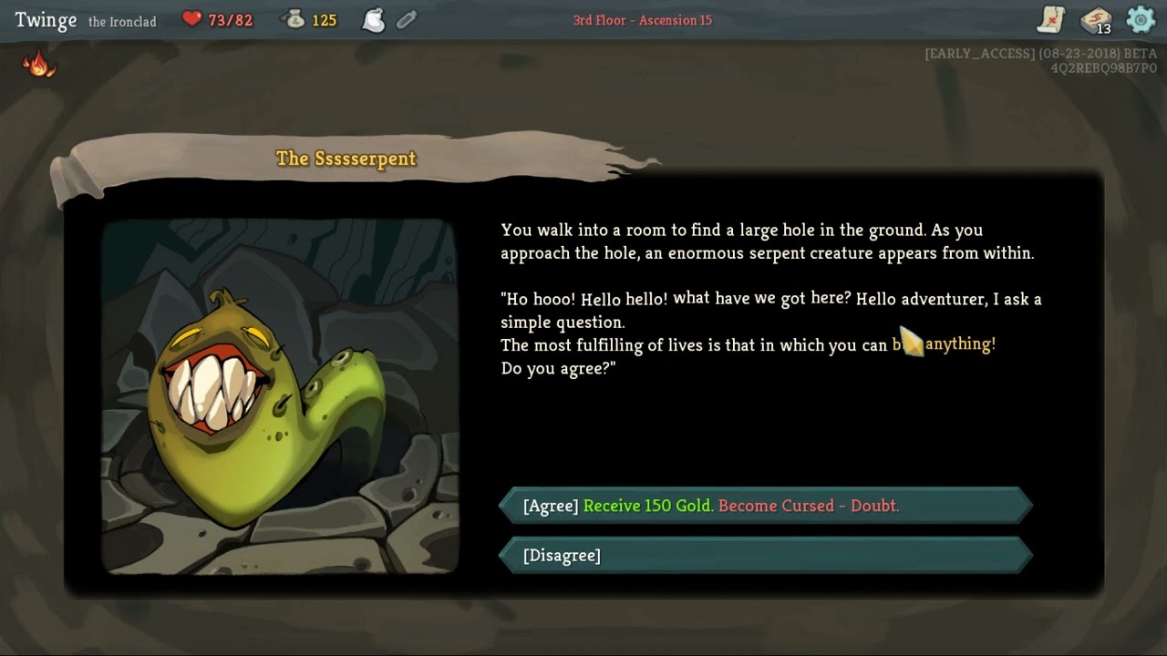 Classic Slay the Spire: Ironclad Metamorphosis Run (First Attempt + Runback)  [Aired 2018-08]