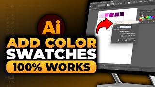 How To Add Color Swatches in Illustrator (𝟮𝟬𝟮𝟲) | 100% WORKS | NO Yapping, To The Point & EASY
