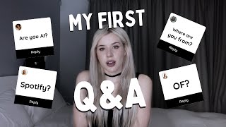 my first Q&A!