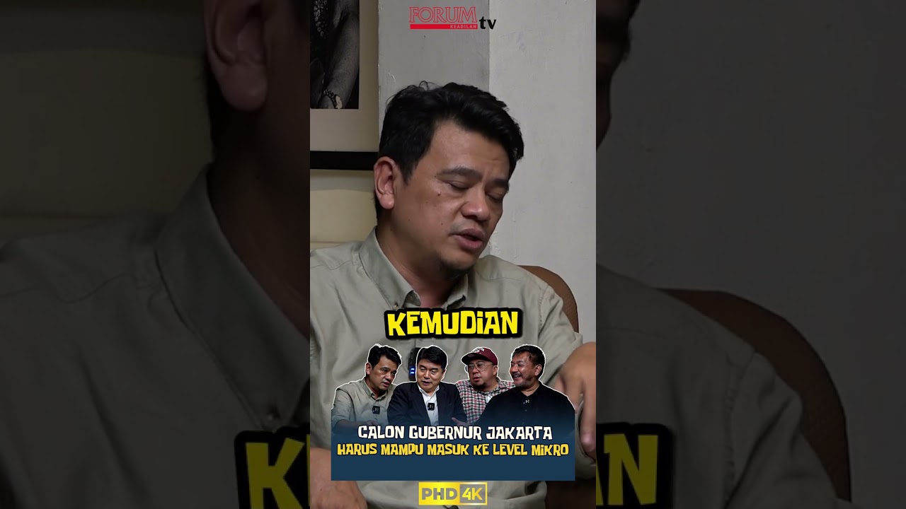 Calon Gubernur Jakarta Harus Mampu Masuk ke Level Mikro | PHD 4K EPS 17