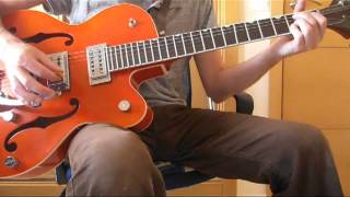 Video thumbnail of "Stray Cats - Drink That Bottle Down - '81 version (Guitar Intro Tutorial)"