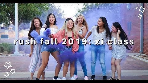 Rush Lambda Delta Psi Fall 2019: Xi Class