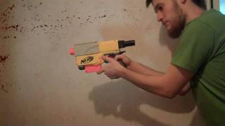 Gun shot muzzle flash test 1 no sound