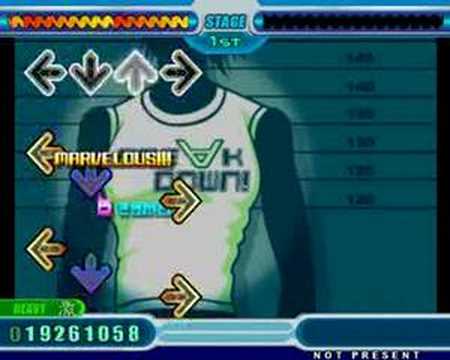 Stepmania Breakdown, heavy difficulty, AA score