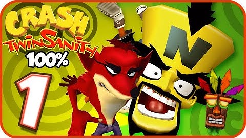 Crash Twinsanity Walkthrough Part 1 ๑ 100% ๑ (PS2, XBOX)