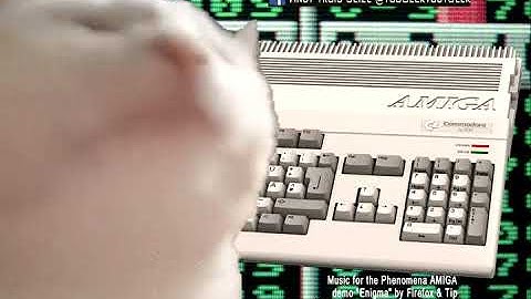 The Cat & "Enigma" - music by Firefox & Tip, for the Phenomena Demo (1991)