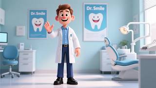 The Happy Dentist Smiles 😁🦷 Fun Dental Care Song for Kids | Nursery Rhymes & Healthy Habits 🎶✨