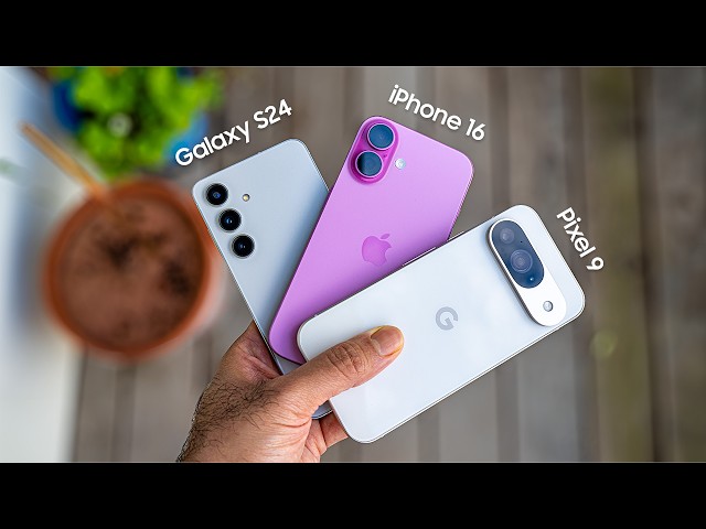 iPhone 16 vs S24 vs Pixel 9: Which Should You Buy? - YouTube