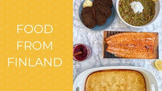 S03E05: FINLAND:  Salmon Loimulohi, Split-pea Hernekeitto with Pannukakku & Raspberry Jam Experiment