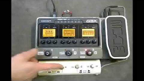 Zoom G3 G3X 1 Switch Tap ashbass Patch Select Mod