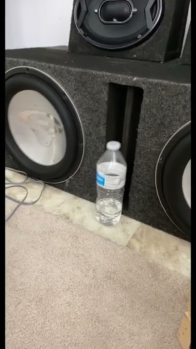 2 12” Cerwin Vega subwoofers (car audio at home setup) “bass 305” bass test