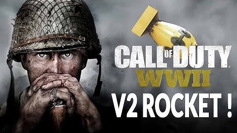 COD WW2 V2 Rocket on "Ardennes Forest"