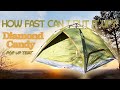 Diamond Candy Pop-up Tent from Amazon unboxing, setup, takedown, and first impressions