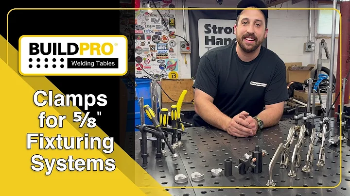BuildPro's Full Line of Clamps for 5/8" Fixturing Systems