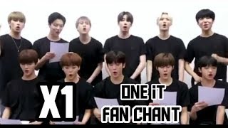 [X1] FAN CHANT - ONE IT