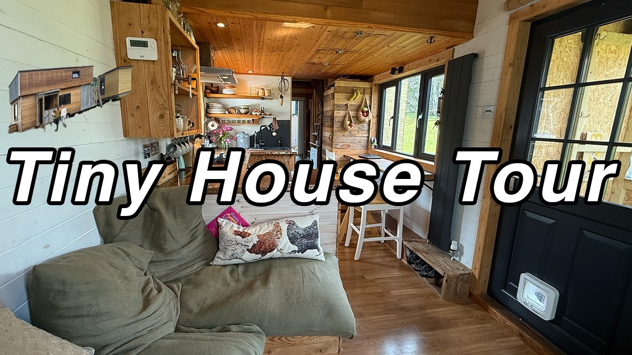 Tiny HOUSE on a Budget! Off Grid Family Home - YouTube - Modest Off Grid Family Home Conversion On A Budget