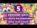 💥 5 AWESOME WAYS💥 To Use ONLY plain Coloured Cardstock for your Cardmaking!