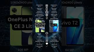 OnePlus Nord CE 3 Lite VS vivo T2