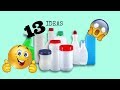 13 IDEAS para reciclar botellas plásticas/Best Out Waste