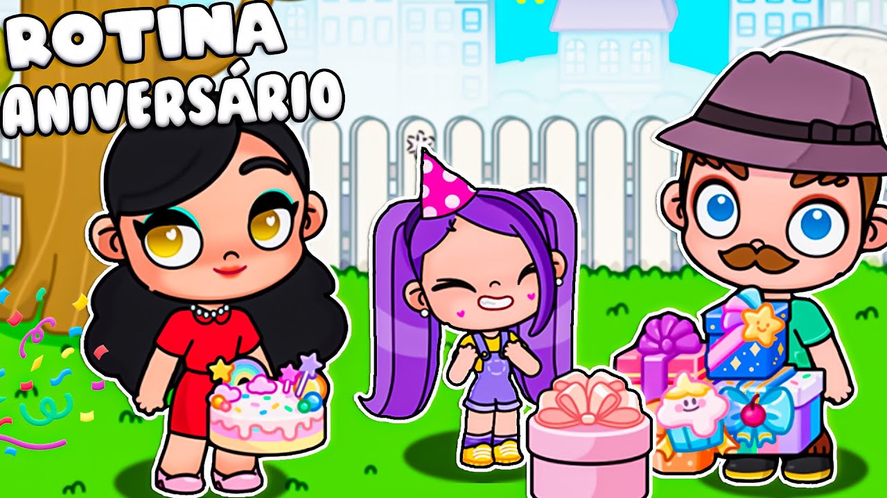 ROTINA FESTA DE ANIVERSÁRIO NA CASA NOVA DA VOVÓ | AVATAR WORLD ROTINAS E HISTÓRIAS