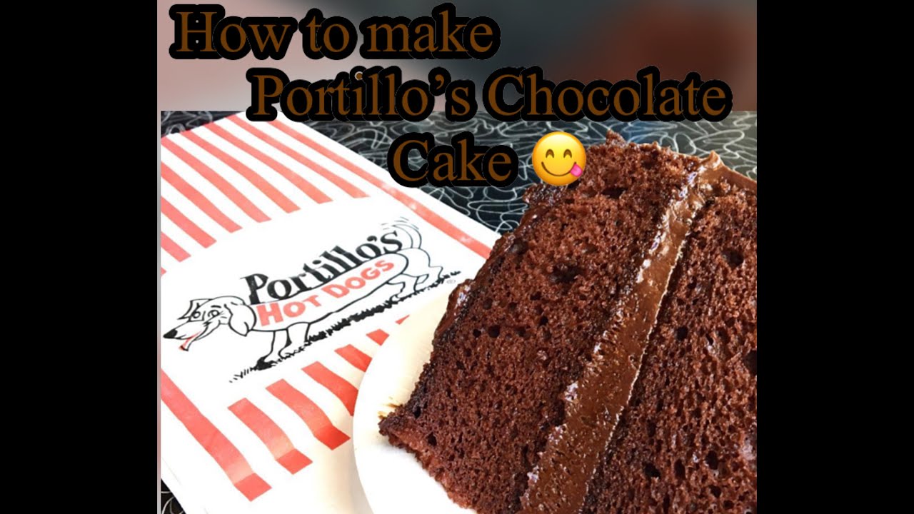 PORTILLO's Chocolate Cake Recipe - YouTube
