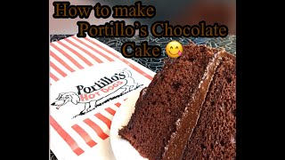 Portillo's chocolate cake recipe -