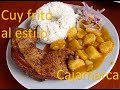 Cuy frito - Cajamarca