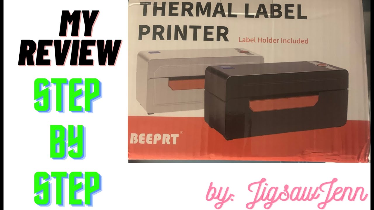 Beeprt Thermal Label Printer Review with Step by Step How To Bluetooth ...