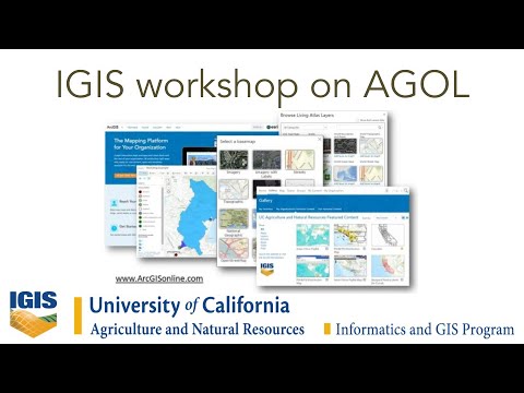 IGIS Workshop - Introduction to ArcGIS Online - April 18, 2025 - YouTube