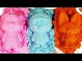 3가지 색깔 모래로 뽀로로와 친구들 틀찍기 마법 모래 놀이와 장난감 알까기 놀이 동영상