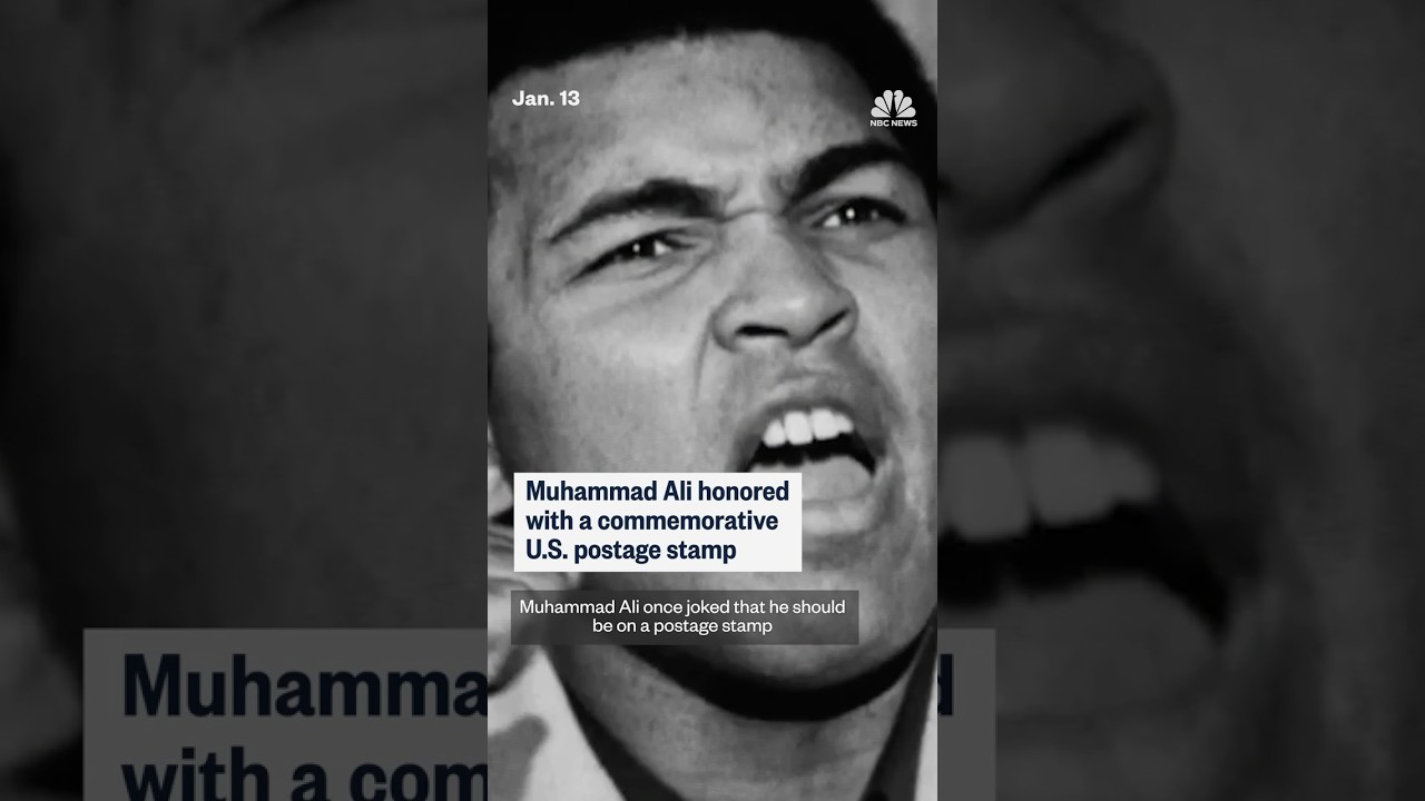 Muhammad Ali honored with a commemorative U.S. postage stamp