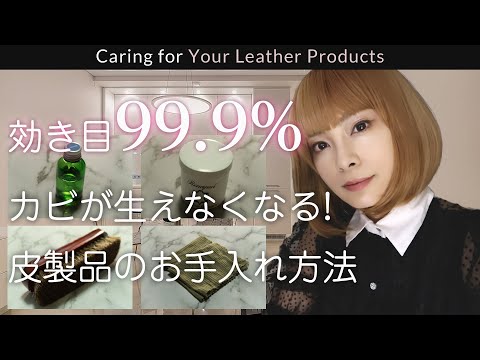 簡単！ 99.9%の確率で革製品にカビが生えなくなる裏技