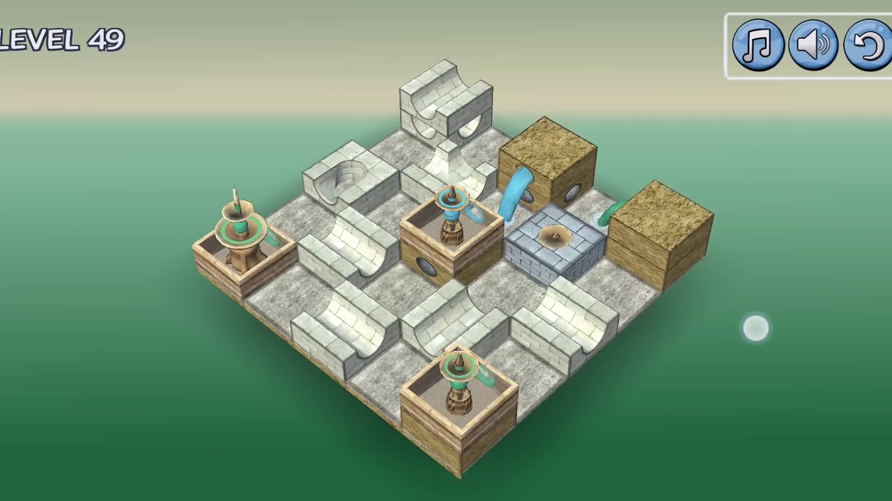 Classic - Hard - Level 49 | Flow Water Fountain 3D Puzzle