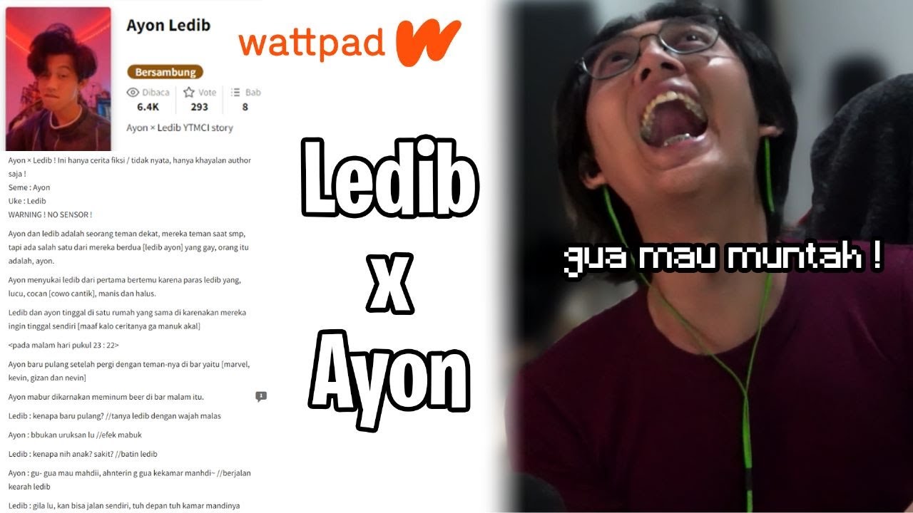 Disuruh Baca Wattpad @ledib x @ayoncakra Malah Aku Kena Mental !