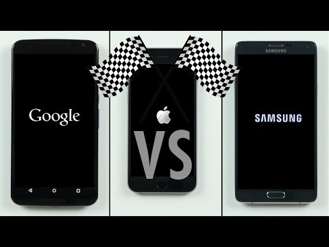 Nexus 6 vs. iPhone 6 vs. Note 4 Speed Test