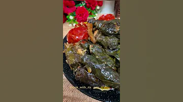 الدولمه العراقيه من اطيب الاكلات دهينه وحامضه تجنن لازم تجربوها 