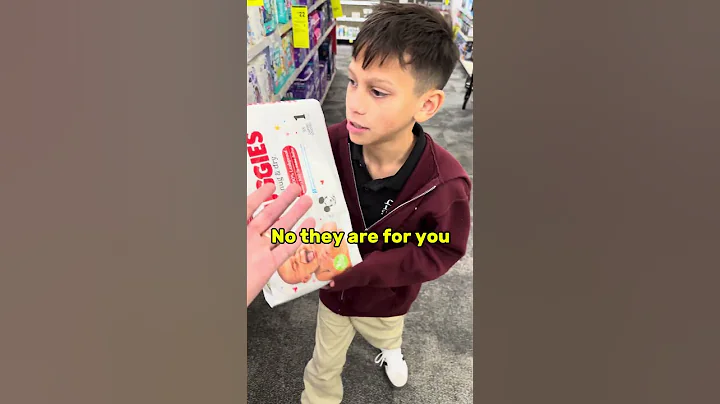 Dad buys Diapers for His Son and this happens #shorts