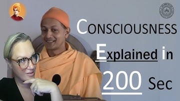 Consciousness beautifully explained in 200 sec | Swami Sarvapriyananda IIT Kanpur | Foreign Reaction