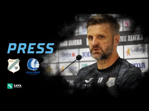 Press konferencija uoči utakmice HNK Rijeka vs. KAA Gent - UEFA Europa League Play-off