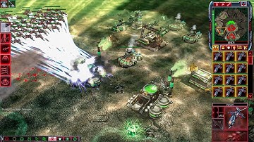 Marked of Kane vs 7 brutal armies - FFA, Command & Conquer 3 Kane
