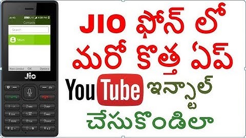JioPhone New Software Updated Youtube for JioPhone 100% working