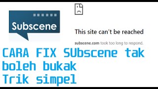 Cara buka Subscene di android