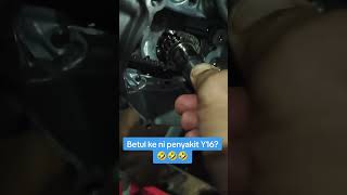 Susulan penyakit y16 bunyi mcm mesin basuh tahun 70an...Kerosakan dikesan..
