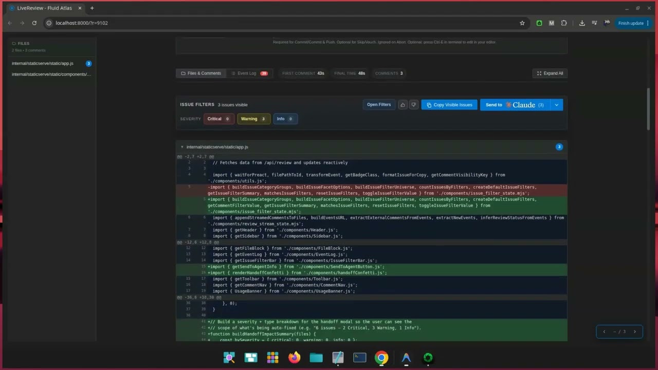 Auto-Fix Review Issues with Claude Code or AI Agents