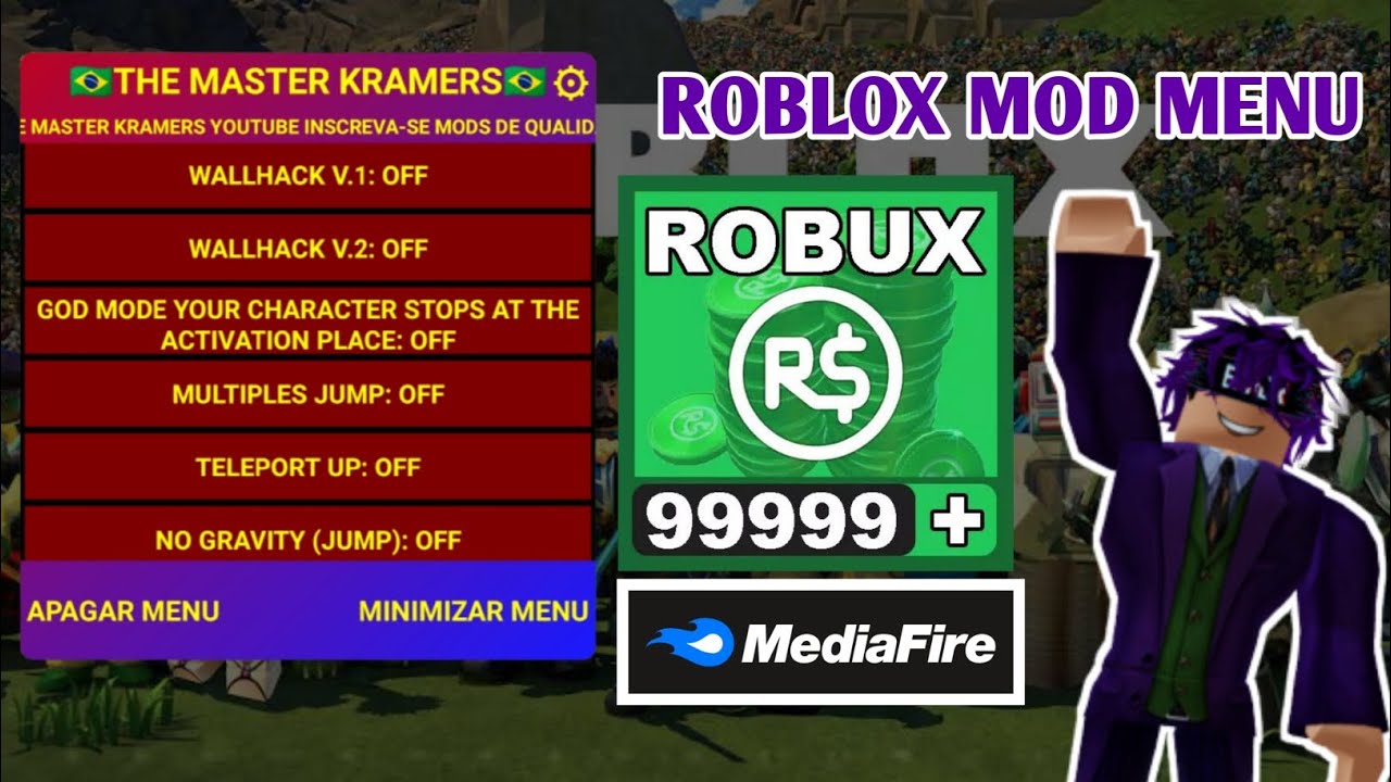 Finalmente ✓ Roblox v2.599.465 Mod Menu ✓ Sem Senha ✓ Atualizado ✓ Robux✓ 